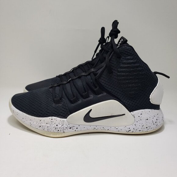 Nike Hyperdunk X High Top Basketball Shoes Black/White Mens 8.5 main image 9